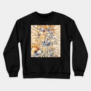 Abstract Face Crewneck Sweatshirt